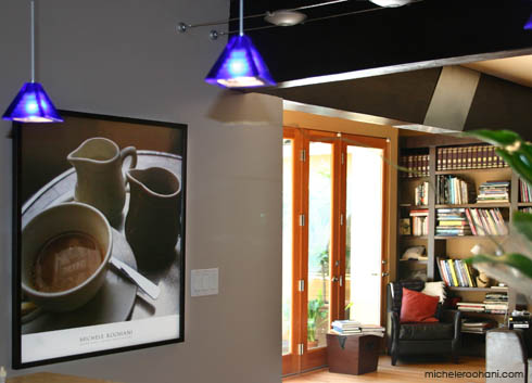 michele roohani library kitchen cafe metro poster
